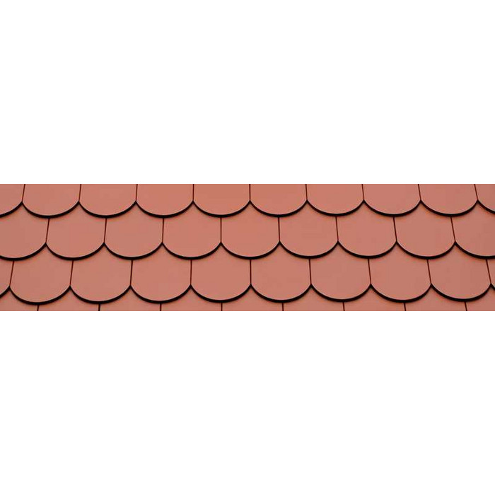 Керамическая черепица Braas Опал Натуральный красный